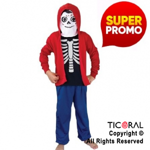 DISFRAZ ESQUELETO MIGUEL HW TALLE 0 x 1